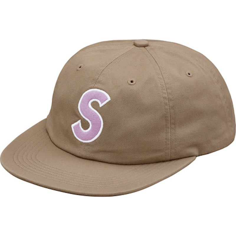 Supreme S Logo Felt 6-Panel Tan