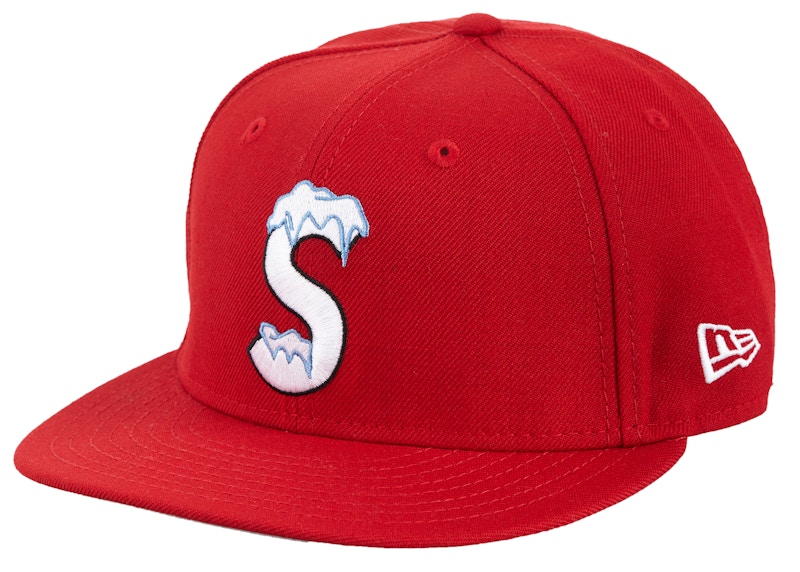 Supreme S Logo New Era Rood