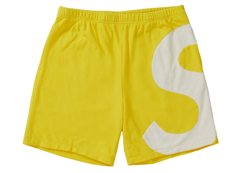 Supreme S Logo Short Geel