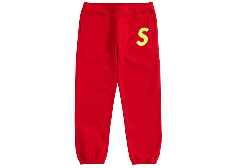 Supreme Logo Sweatpant Rood