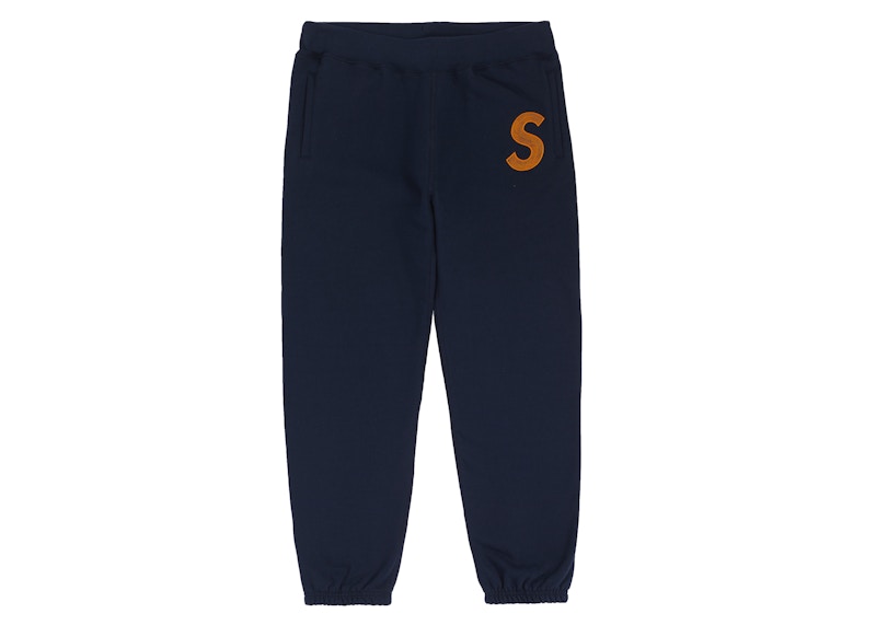 Supreme S Logo Sweatpant Blauw
