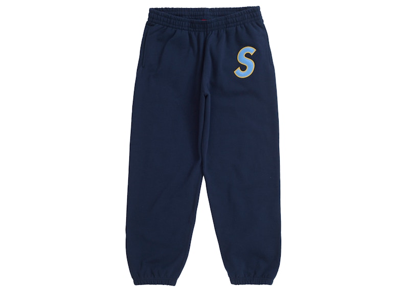 Supreme Logo Sweatpant Blauw