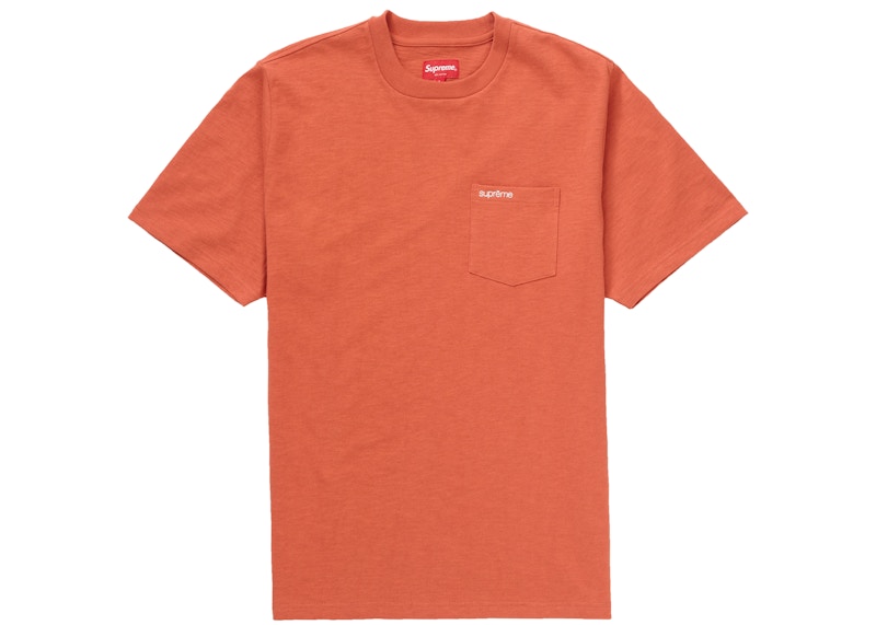 Supreme S/S Pocket Tee Rust