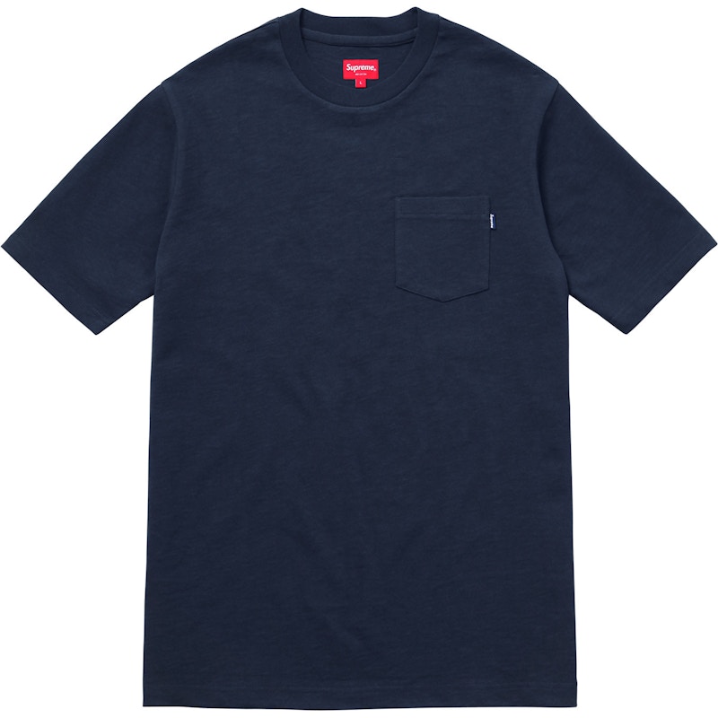 Supreme S/S Pocket Tee Blauw
