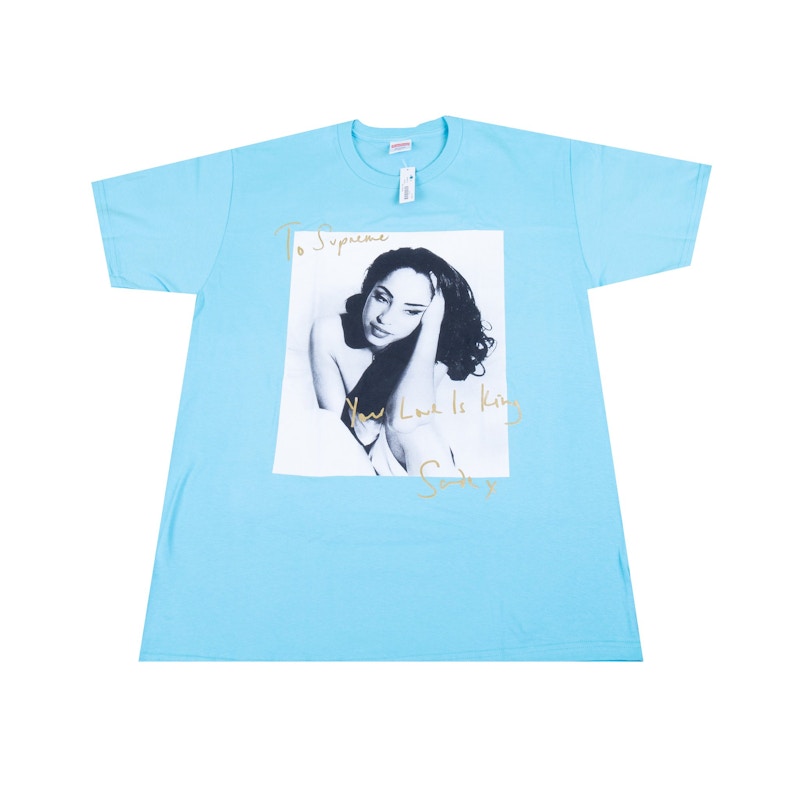 Supreme Sade Tee Aqua Blauw
