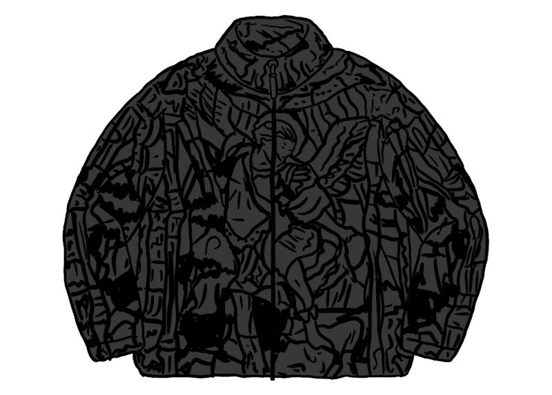 Supreme Saint Michael Fleece Jacket Zwart