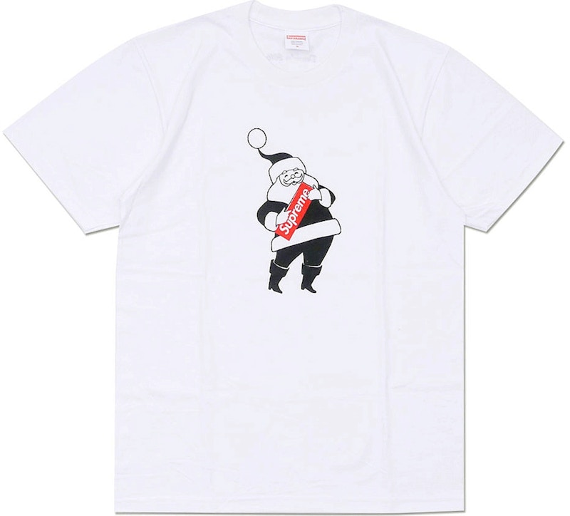 Supreme Santa Tee Wit