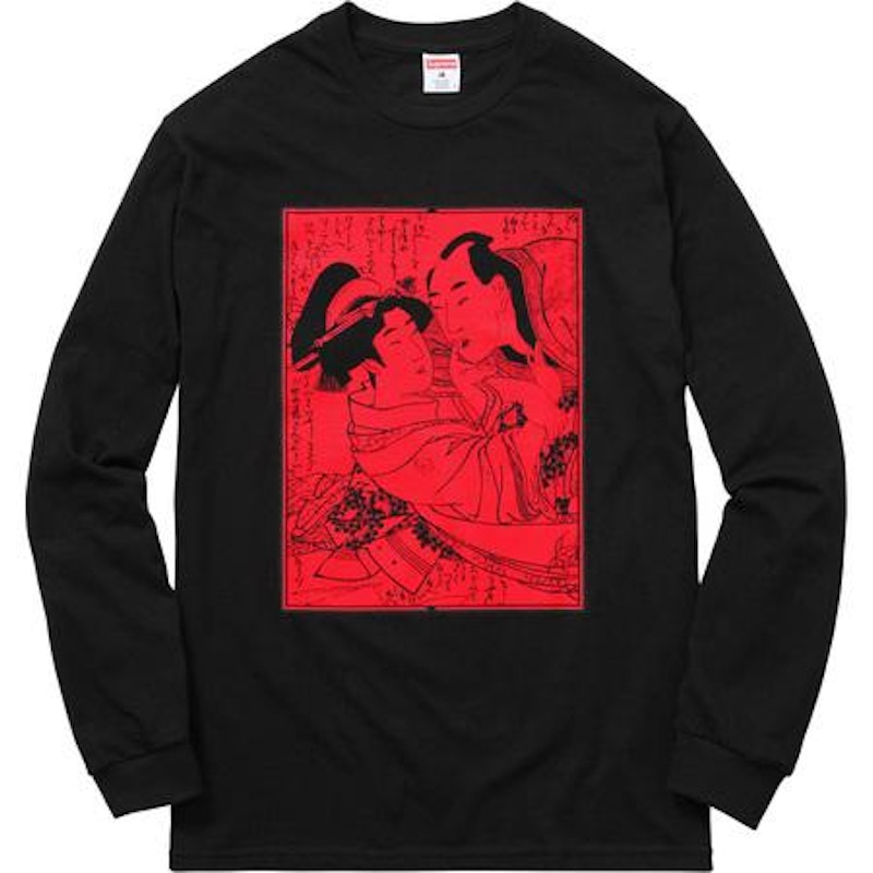 Supreme Sasquatchfabrix Shunga LS Tee Zwart