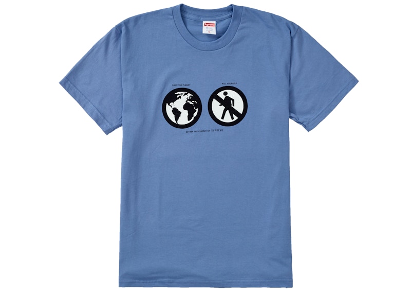 Supreme Save The Planet Tee Slate