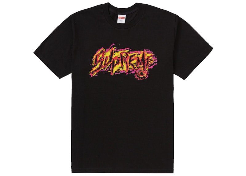 Supreme Scratch Tee Zwart