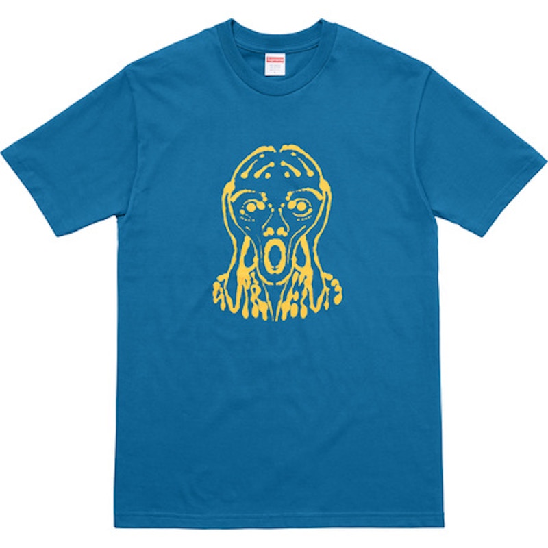 Supreme Scream Tee Deep Blauw