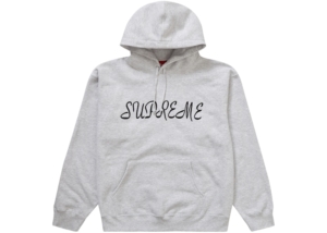 Supreme Script Hooded Sweatshirt Ash Grijs
