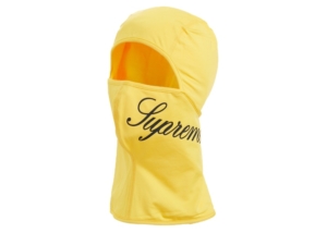Supreme Script Lightweight Balaclava Geel