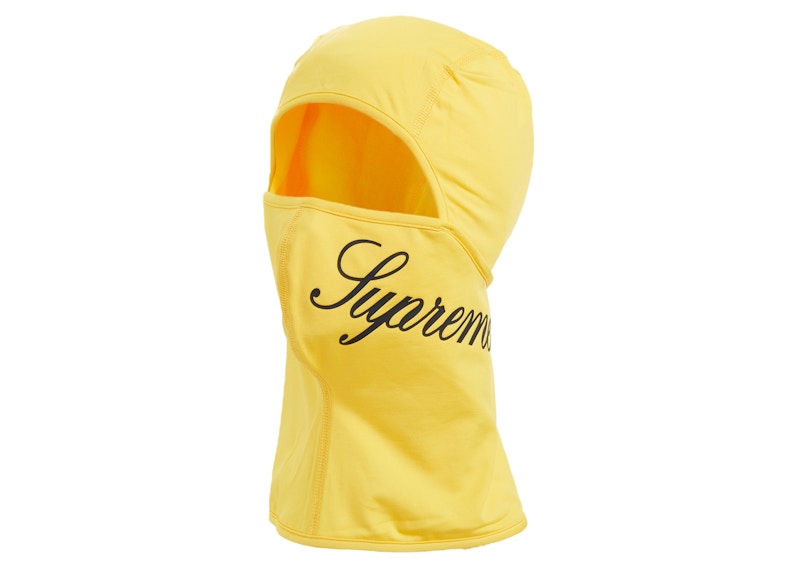 Supreme Script Lightweight Balaclava Geel