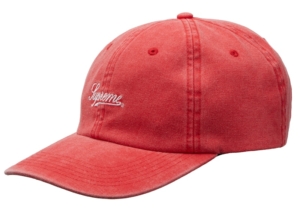Supreme Script Logo 6-Panel Rood