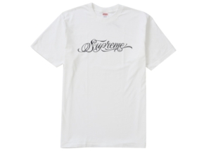 Supreme Script Tee Wit