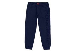Supreme Set In Logo Sweatpant Blauw