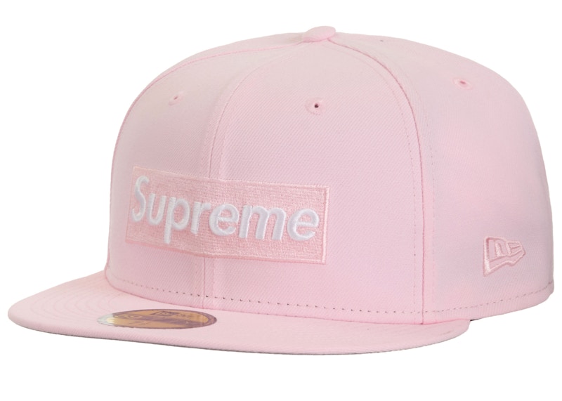 Supreme Sharpie Box Logo New Era Fitted Cap Roze