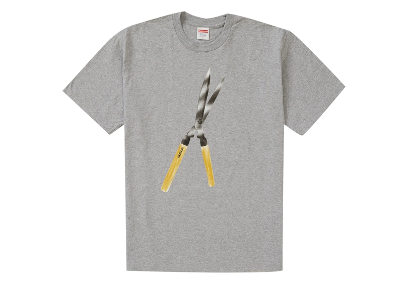 Supreme Shears Tee Heather Grijs
