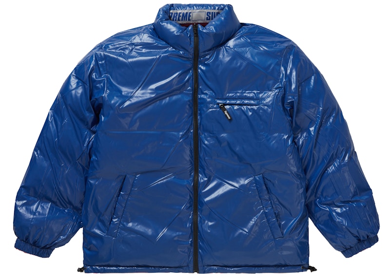 Supreme Shiny Reversible Puffy Jacket Oranje
