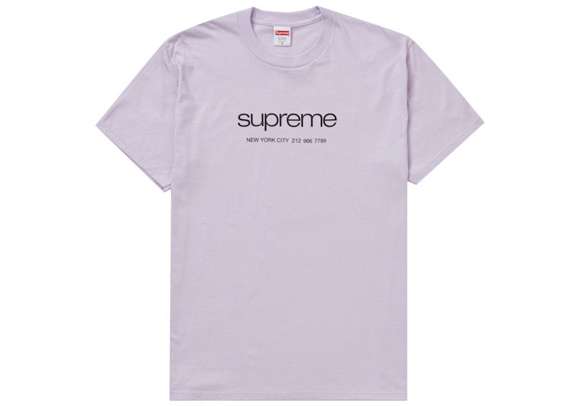 Supreme Shop Tee Light Paars