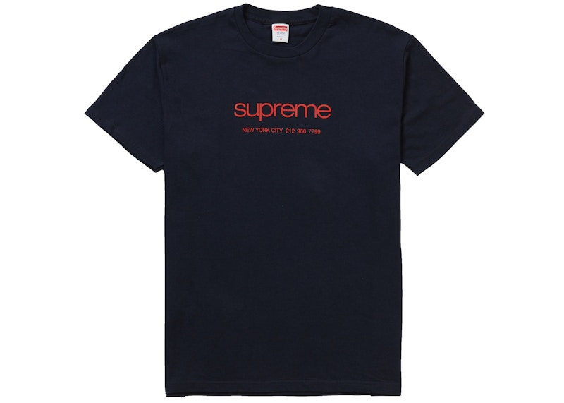 Supreme Shop Tee Blauw