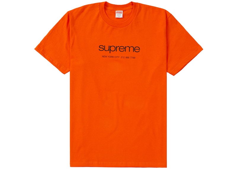 Supreme Shop Tee Oranje