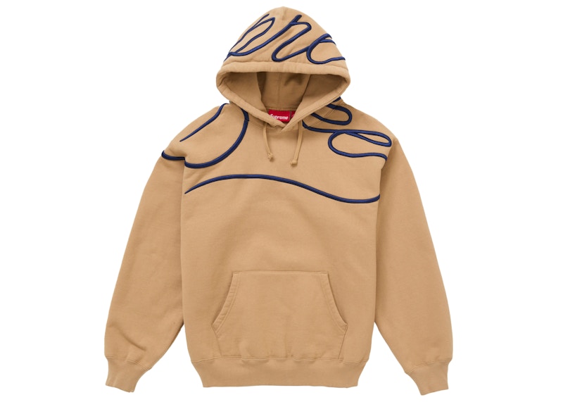 Supreme Shoulder Script Hooded Sweatshirt Bruin