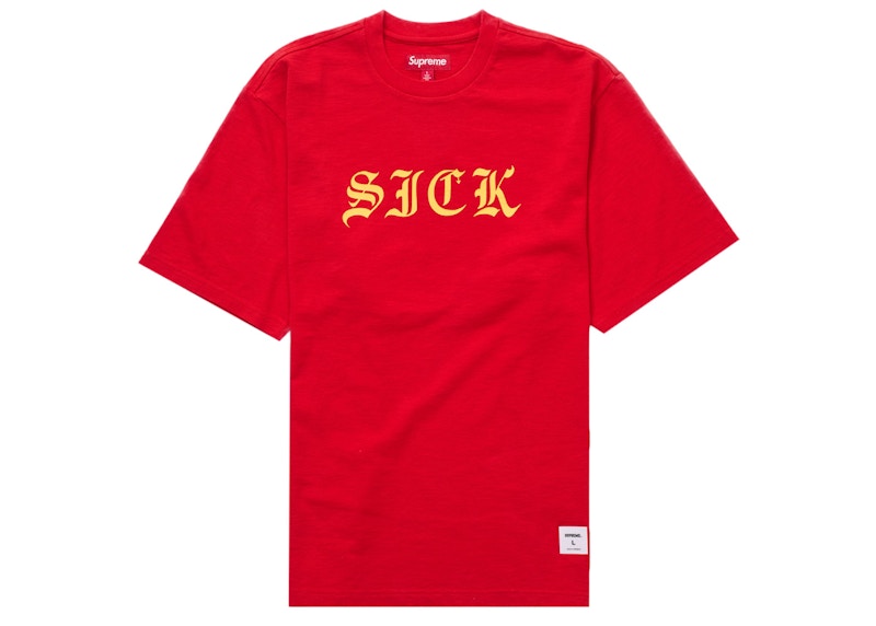 Supreme Sick S/S Top Rood