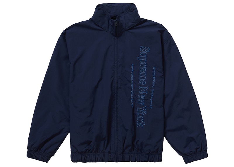 Supreme Side Logo Track Jacket Blauw
