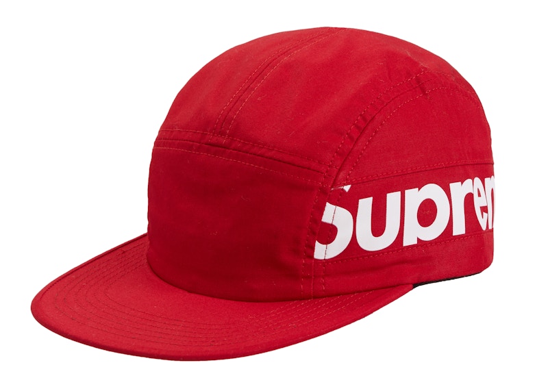 Supreme Side Panel Camp Cap Rood