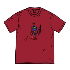 Supreme Skeleton Tee Cardinal