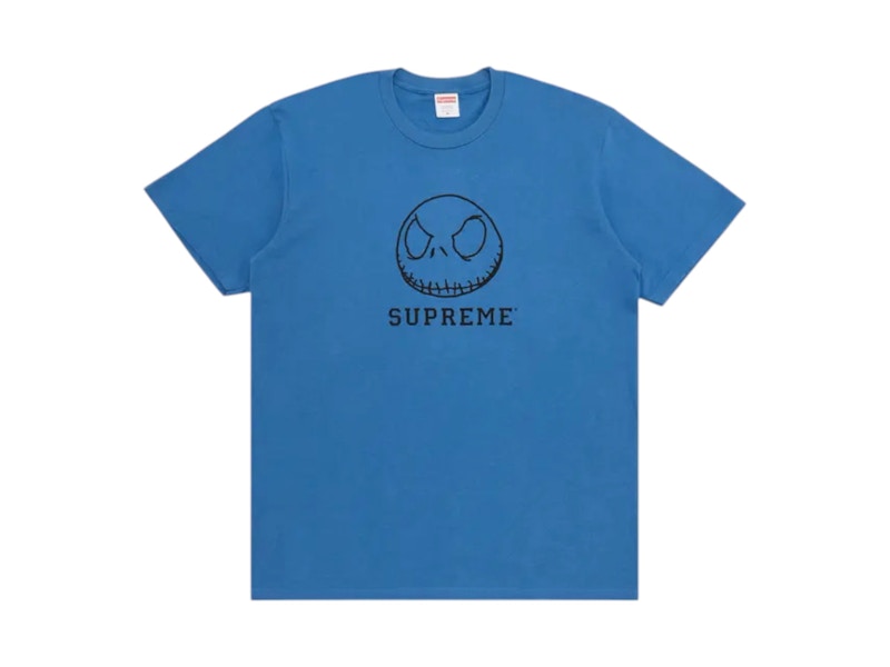Supreme Skeleton Tee Faded Blauw