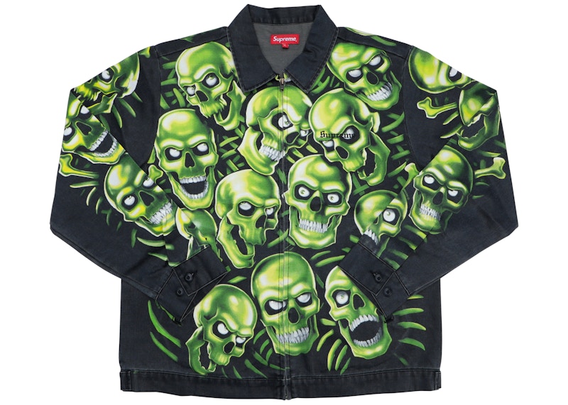 Supreme Skull Pile Work Jacket Multi Multicolor