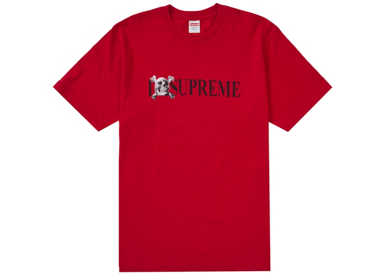 Supreme Skull Tee Rood