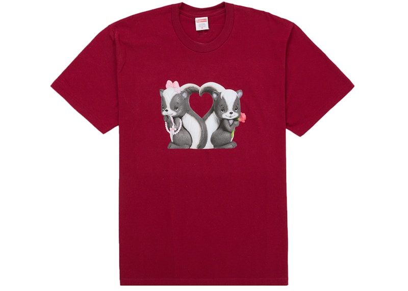 Supreme Skunk Tee Cardinal