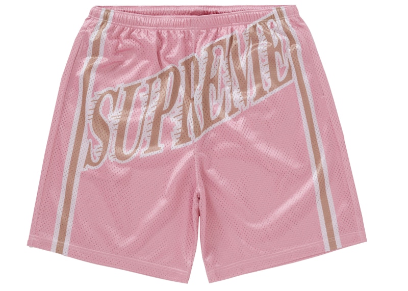 Supreme Slap Shot Mesh Short Roze