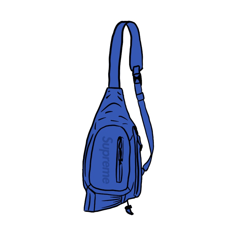 Supreme Sling Bag Royal Blauw