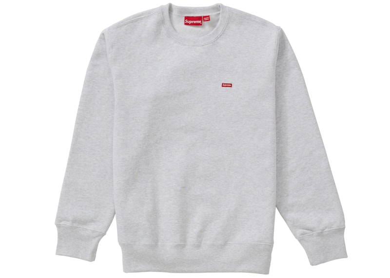 Supreme Small Box Crewneck Ash Grijs