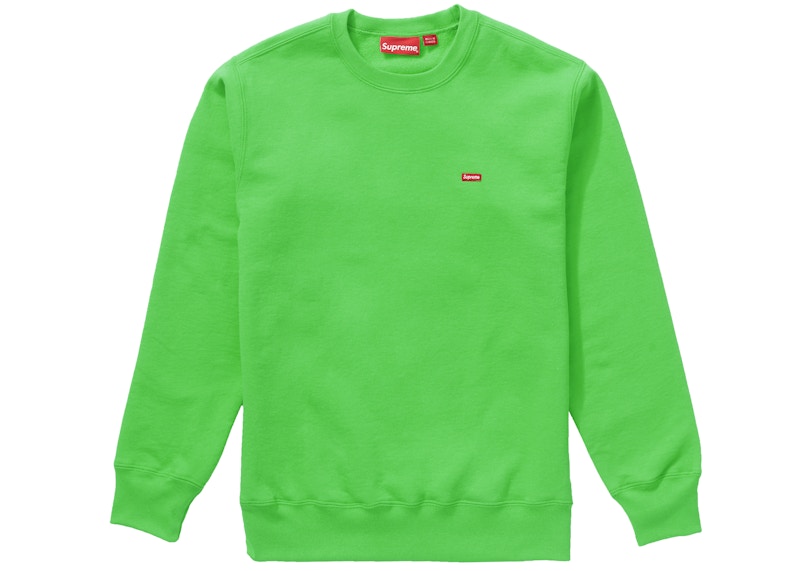 Supreme Small Box Crewneck Bright Groen