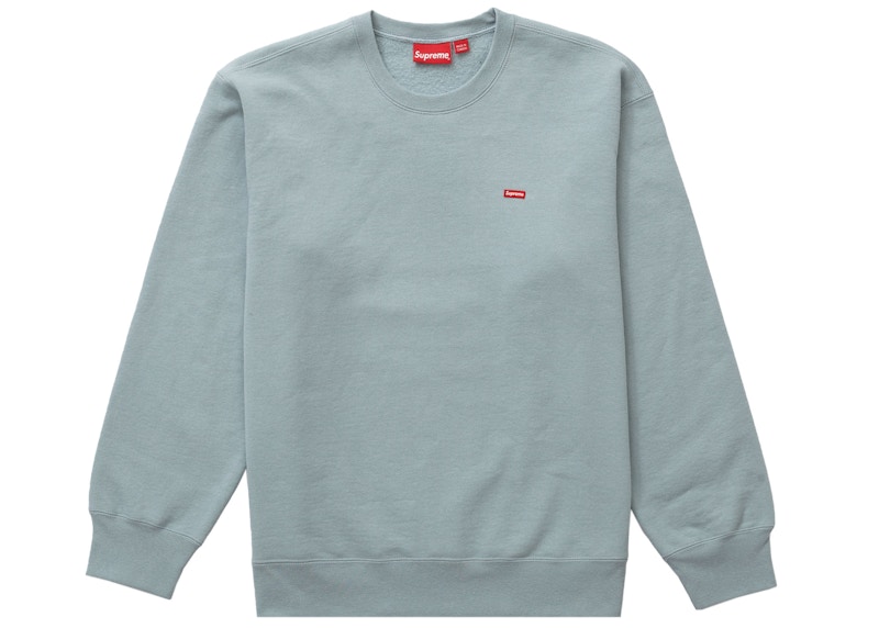 Supreme Small Box Crewneck Slate Light Slat