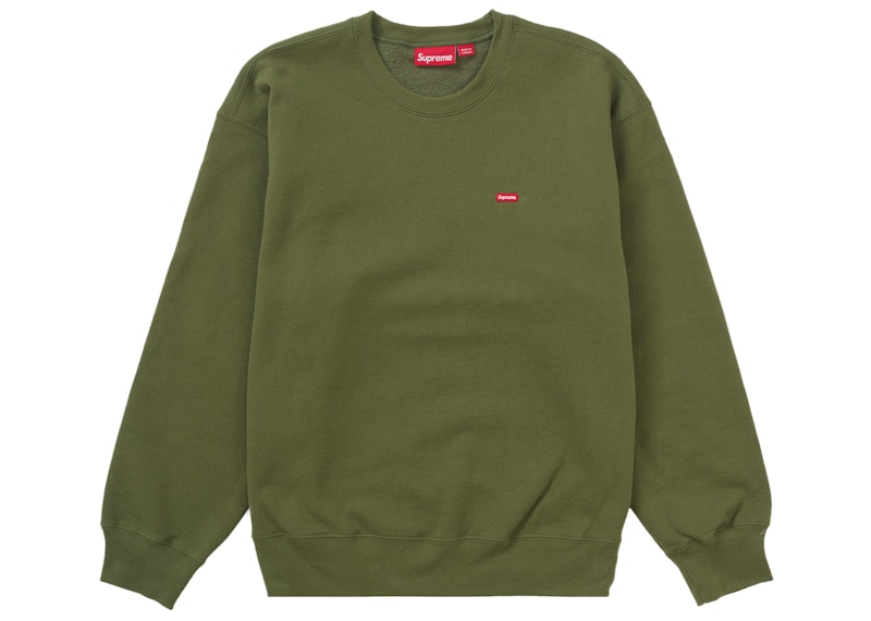 Supreme Small Box Crewneck Groen