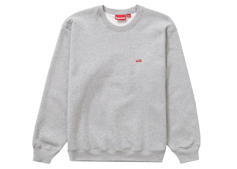 Supreme Small Box Crewneck Heather Grijs