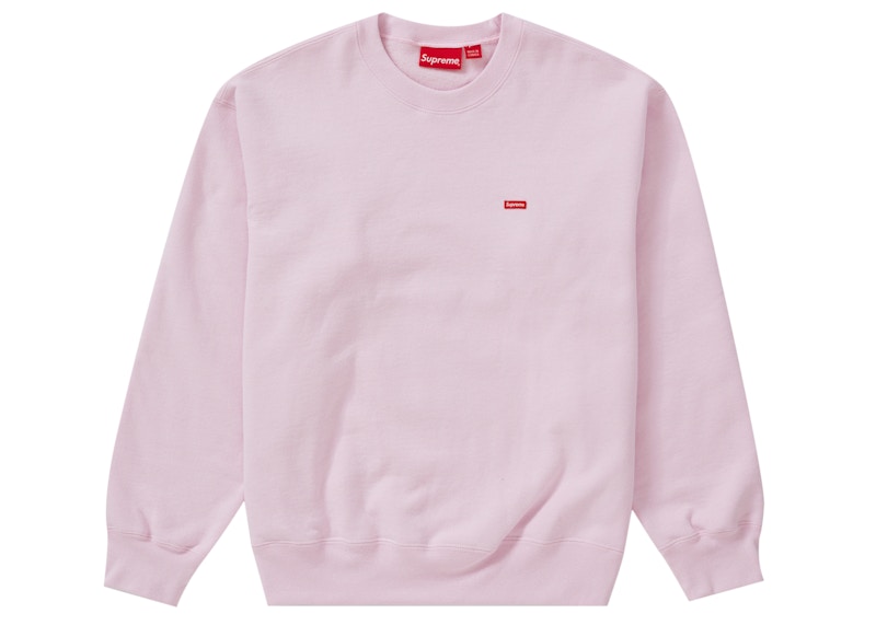 Supreme Small Box Crewneck Light Roze