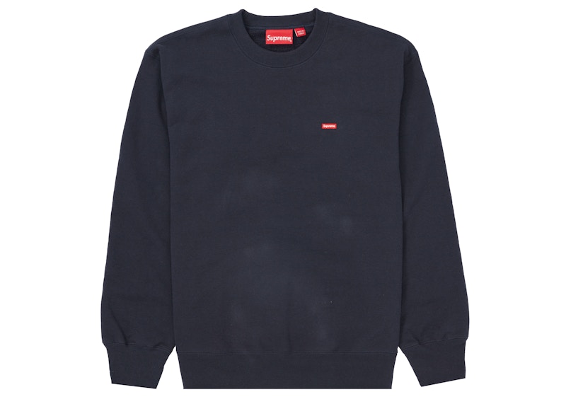 Supreme Small Box Crewneck Blauw