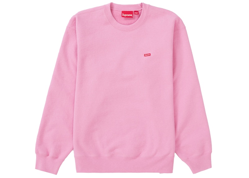 Supreme Small Box Crewneck Bright Roze