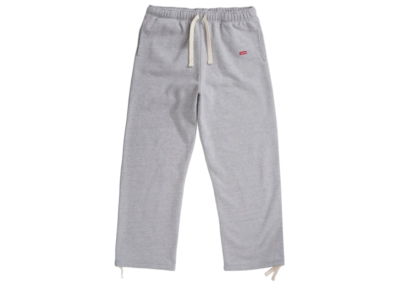 Supreme Small Box Drawstring Sweatpant Heather Grijs