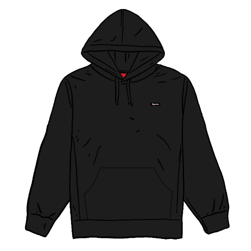 Supreme Small Box Hooded Sweatshirt Zwart