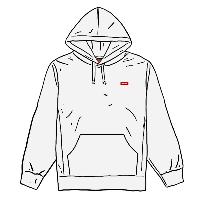 Supreme Small Box Hooded Sweatshirt Wit