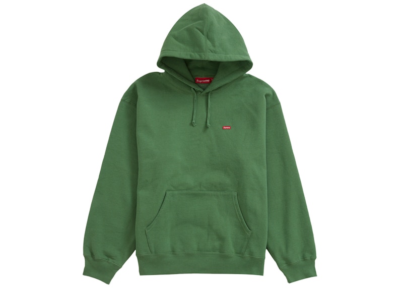 Supreme Small Box Hooded Sweatshirt Dusty Groen